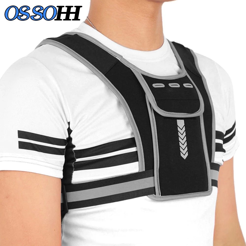 Reflective Vest Cycling - Gilet da corsa riflettente da 1