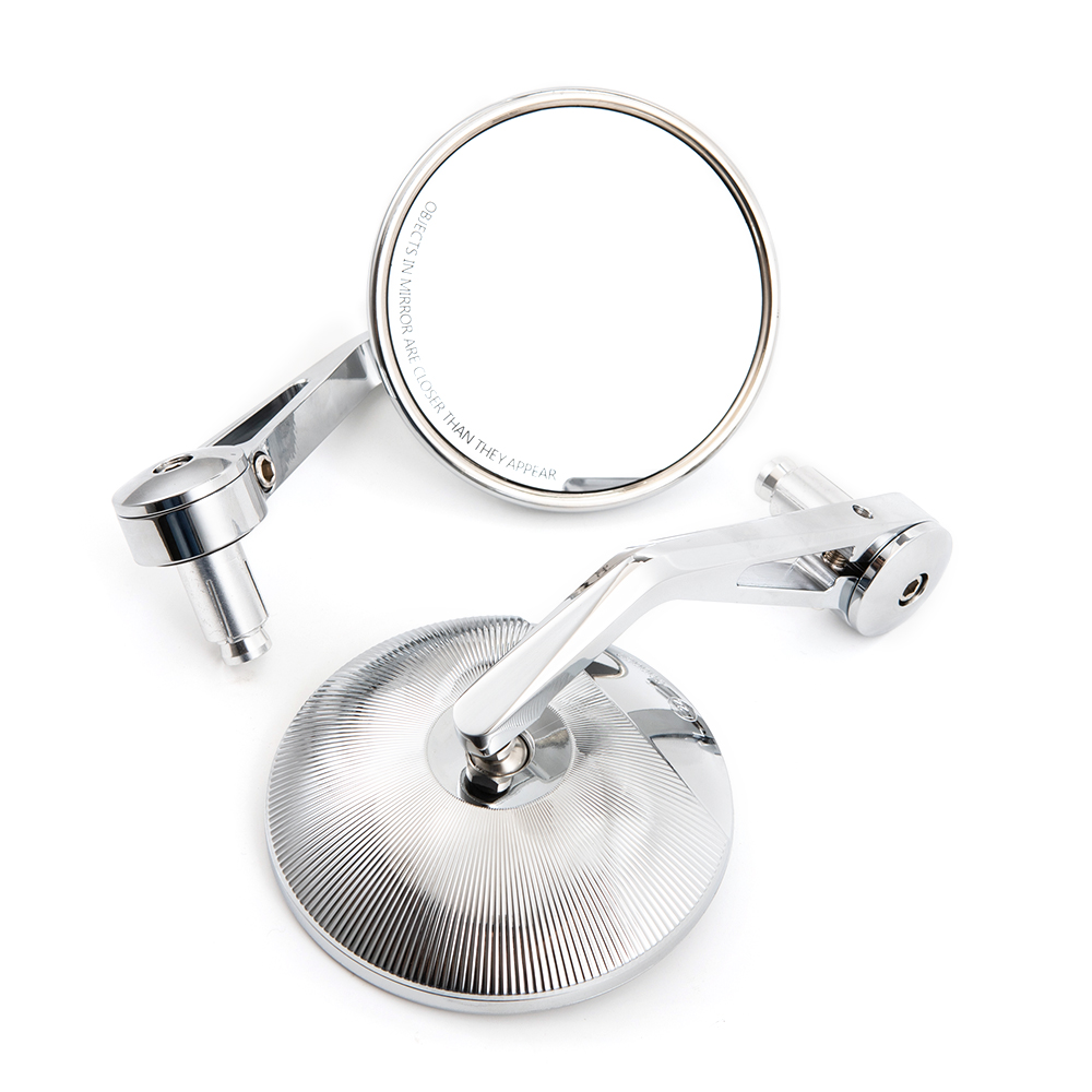 Mirror Handlebar Convex - Evomosa Specchietto manubrio moto cromato convesso