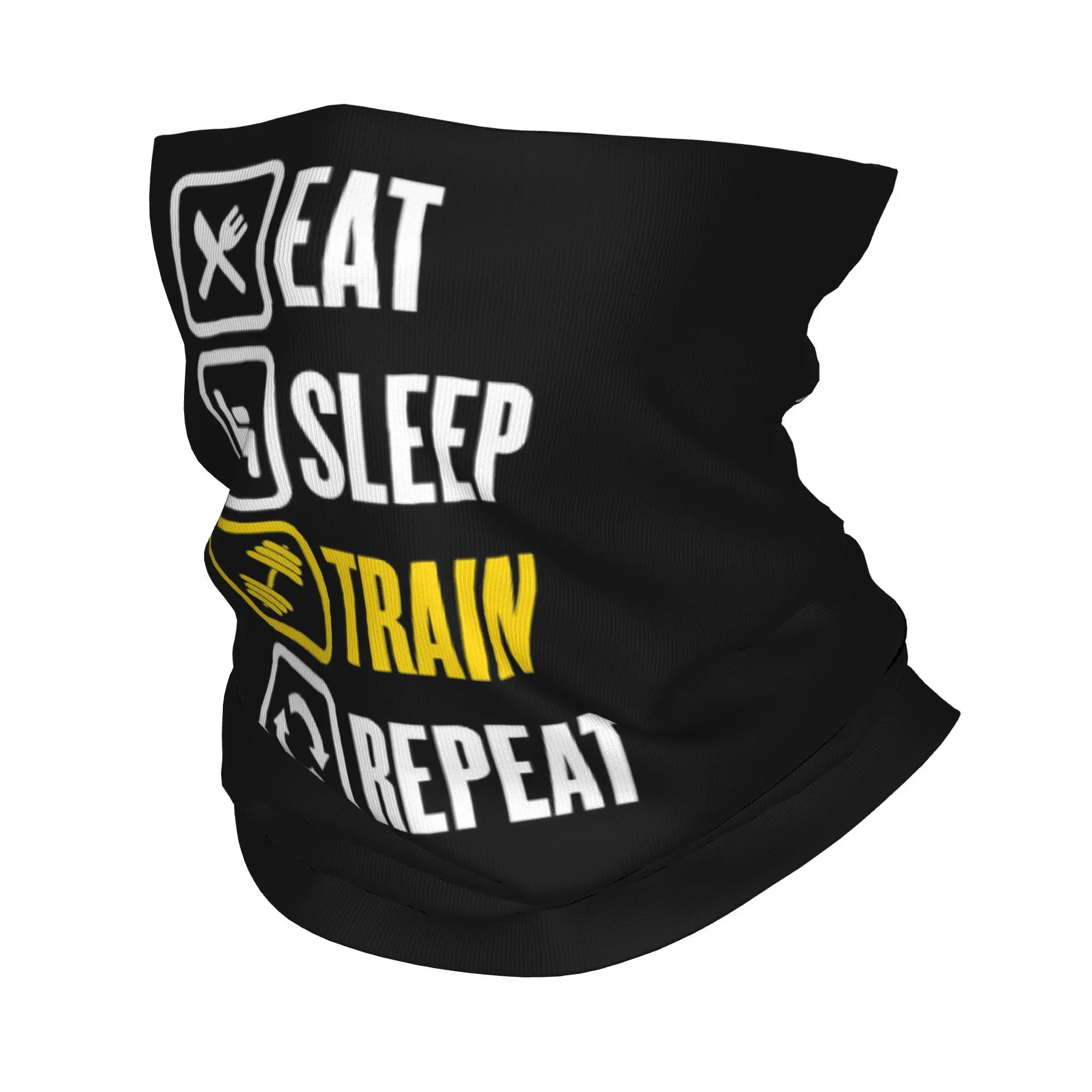 Cycling Quote - Eat Sleep Train Ripeti Palestra Citazione