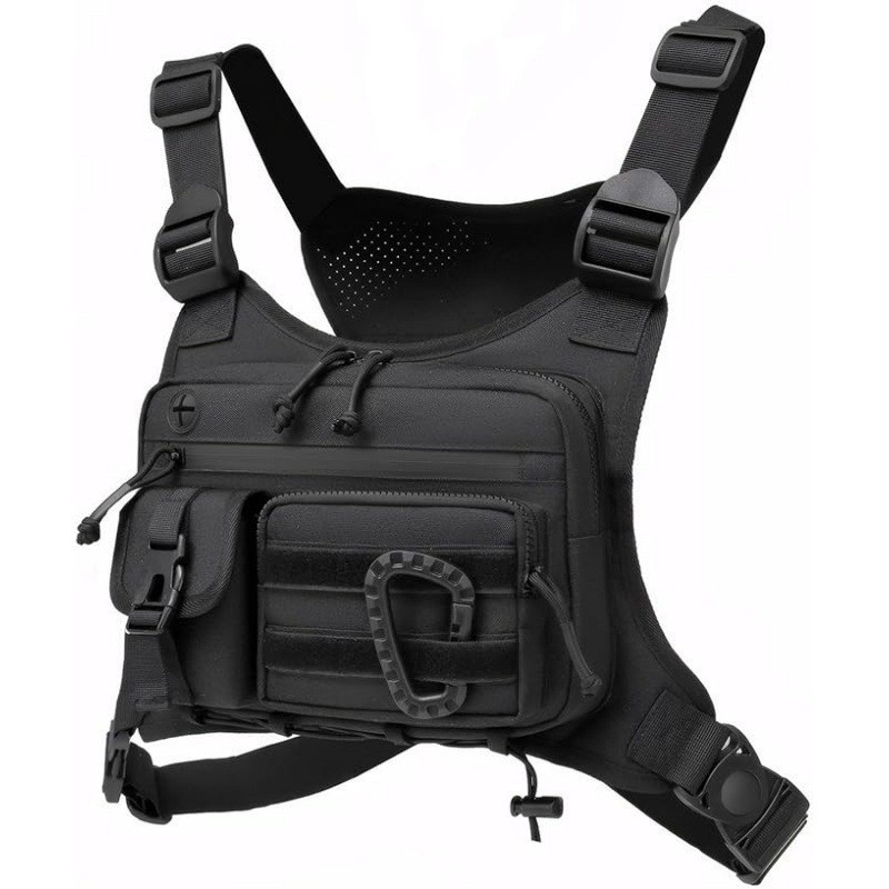 Cycling Commuter Backpack Waterproof - Borsa pettorale tattica Gilet da uomo