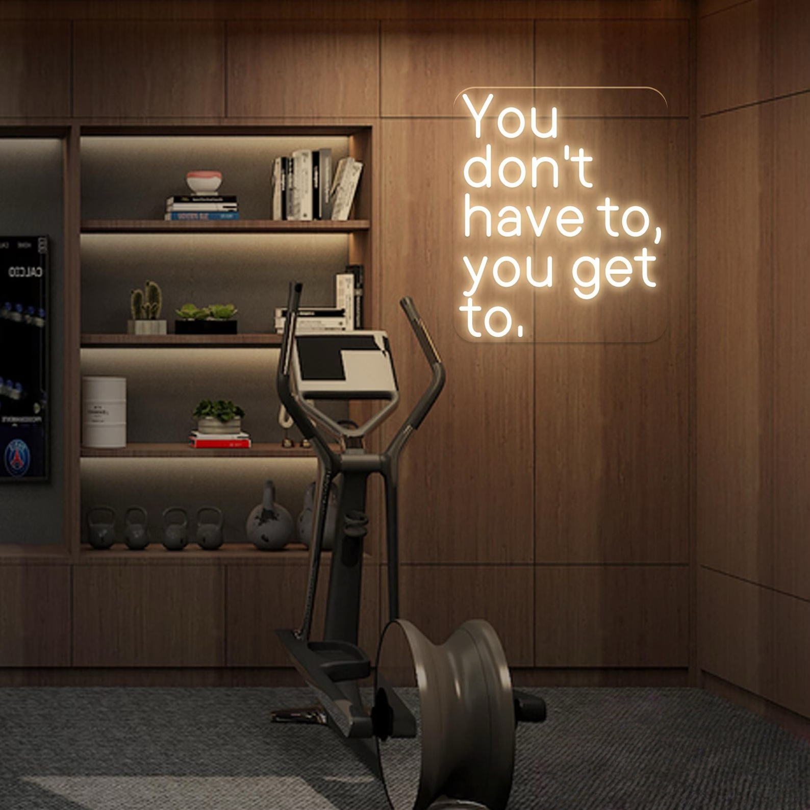 Cycling Quote - Insegna al Neon 'Non Ti Serve