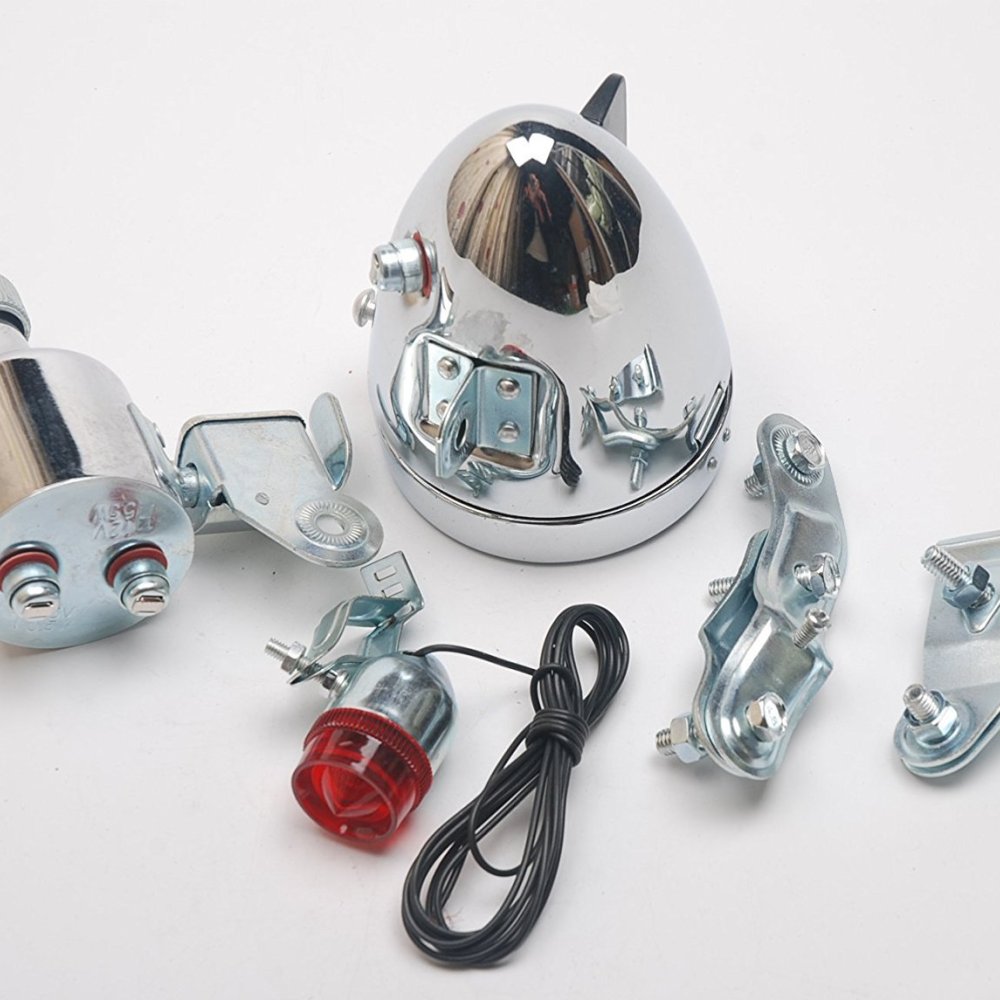 Cycling Commute Essentials - Kit Luci per Bicicletta a Frizione