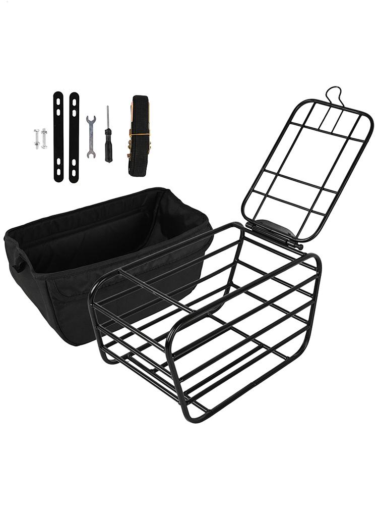 Commuter Cycling - Cestino posteriore per bici, robusto organizer