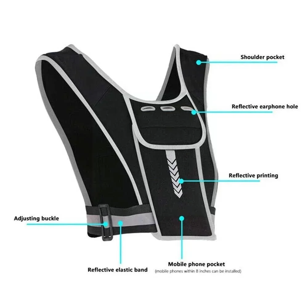 Gilet da corsa riflettente da  - Reflective Vest Cycling recensione e prezzo