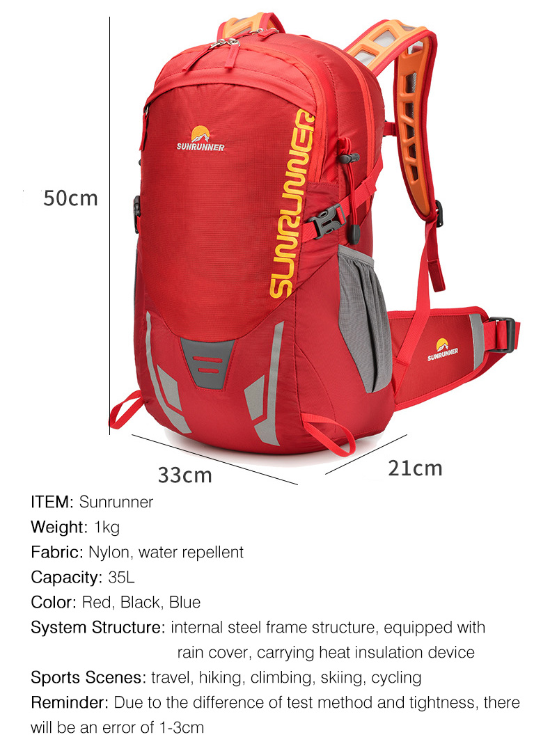 Zaino da Escursionismo 35L, Gr - Cycling Commuter Backpack Waterproof recensione e prezzo