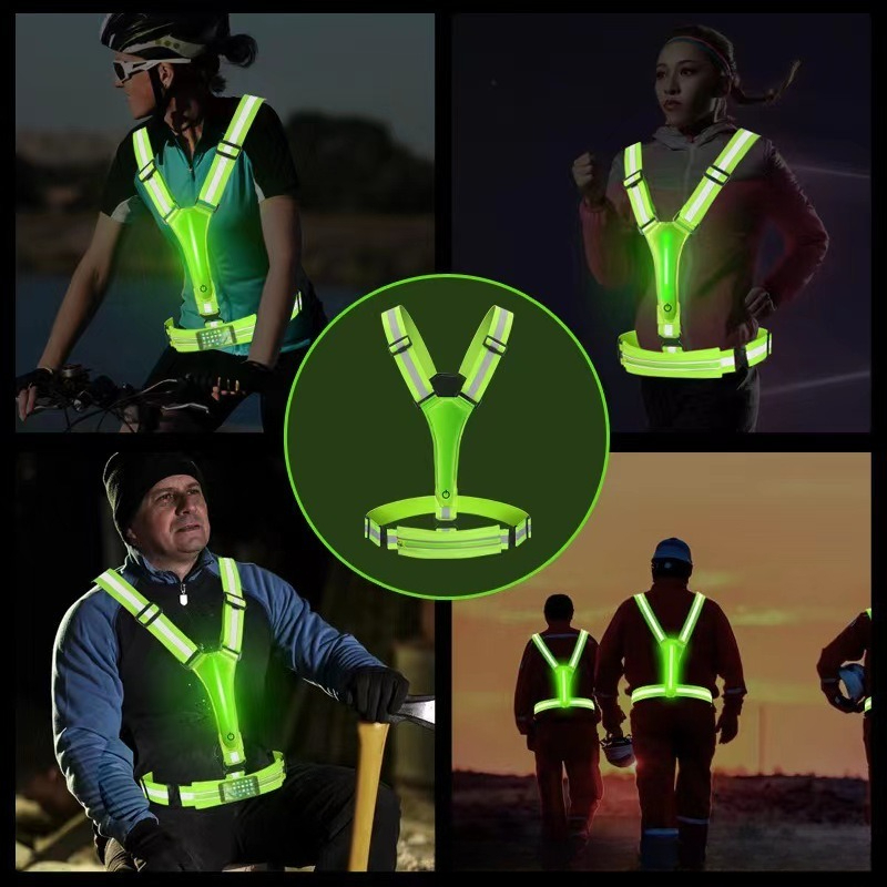 Gilet Riflettente LED Luminoso - Reflective Vest Cycling recensione e prezzo