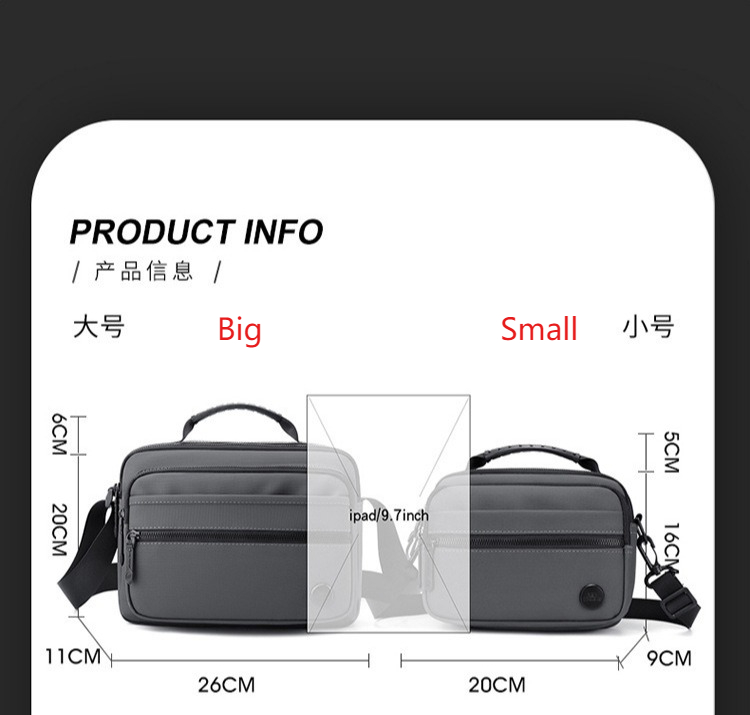 Borsa a tracolla in nylon legg - Cycling Commute Essentials recensione e prezzo