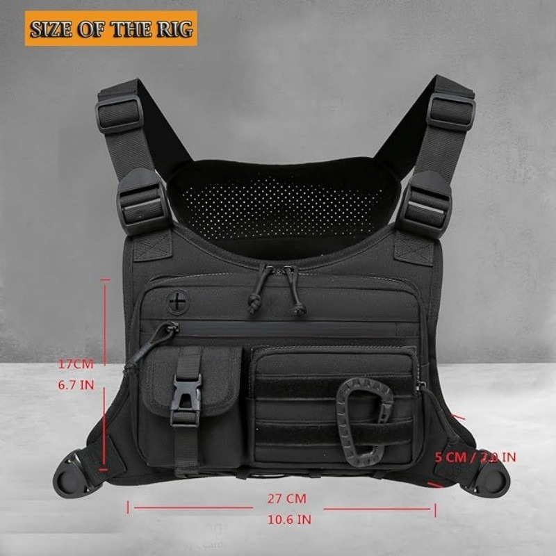 Borsa pettorale tattica Gilet  - Cycling Commuter Backpack Waterproof recensione e prezzo