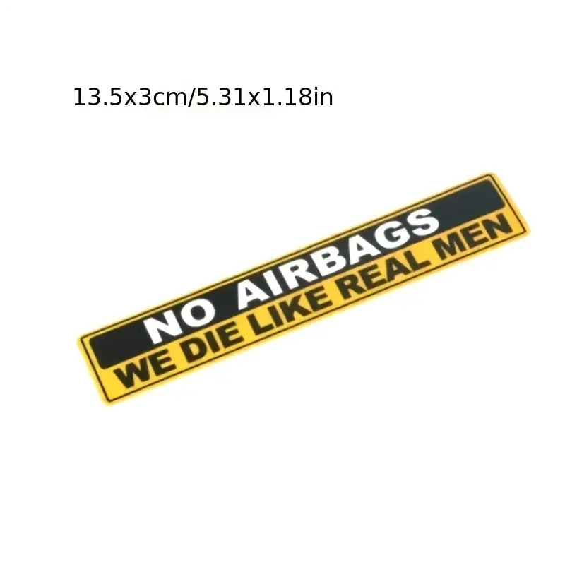 2 pezzi Attenzione SENZA AIRBA - Cycling Quote recensione e prezzo