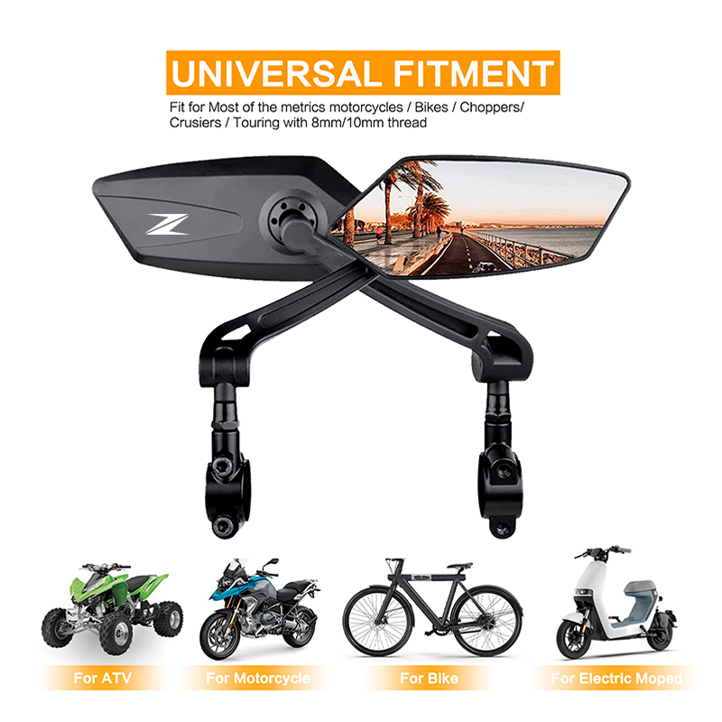 Per Kawasaki Z Z900 Z1000 Zont - Mirror Handlebar Convex recensione e prezzo